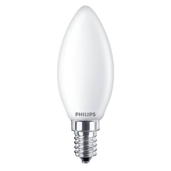 LED žiarovka Philips sviečka, 4,3W, E14, teplá biela 

