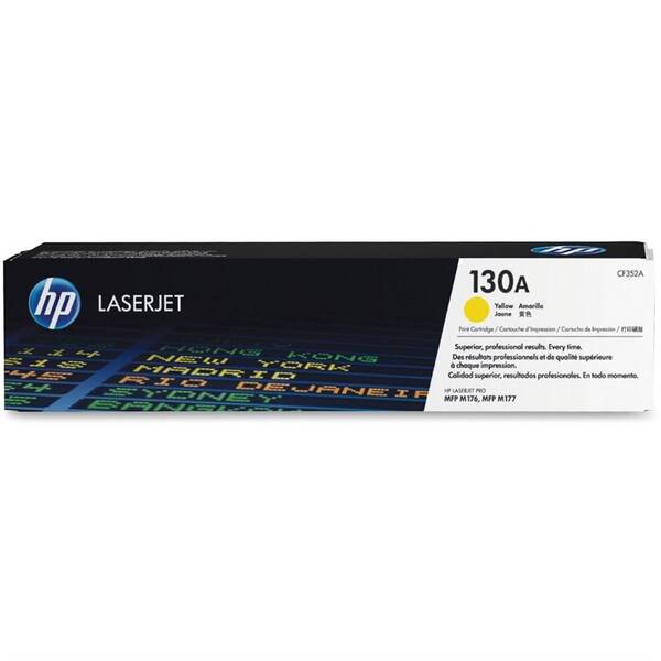 Toner HP 130A, 1 000 strán žltý

