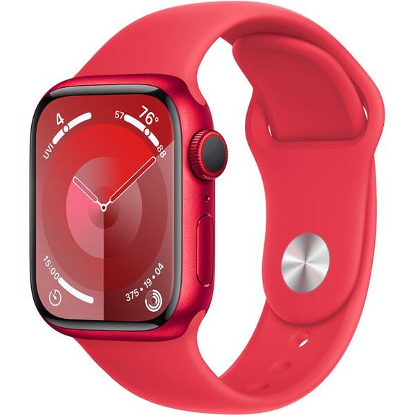 Inteligentné hodinky Apple GPS + Cellular 45mm hliníkové puzdro (PRODUCT)RED - (PRODUCT)RED športový remienok - S/M 


