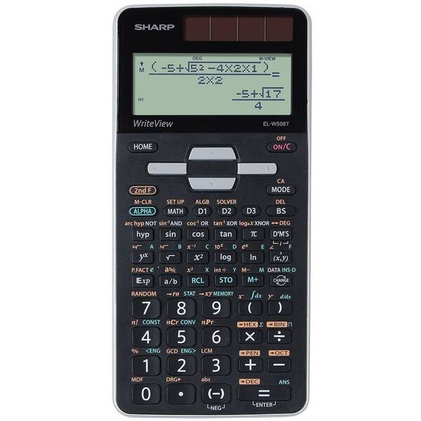 Kalkulačka Sharp ELW506TGY čierna/sivá

