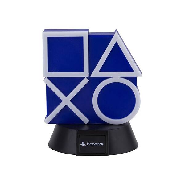 Dekoratívne LED Paladone Icon Light Playstation modré

