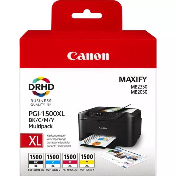 Cartridge Canon PGI-1500XL, 1200/935 strán, CMYK 

