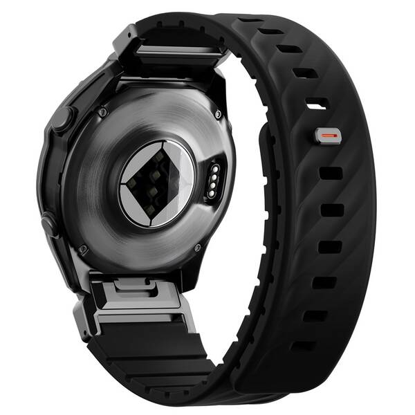 Remienok Uniq Fluo magnetický na Garmin SmartWatch Quick Release/QuickFit 26mm čierny


