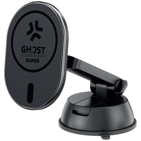 Držiak na mobil Celly Ghost Uper Mag MagSafe, s prísavkou čierny

