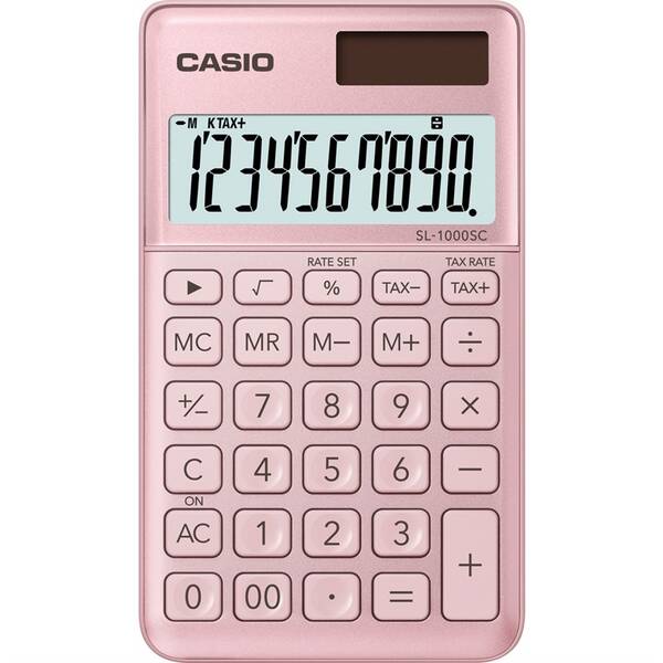 Kalkulačka Casio SL 1000 SC PK ružová


