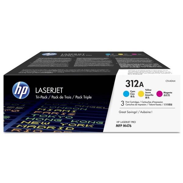 Toner HP 312A, 3x 2 700 strán, 3 pack - CMY 

