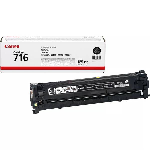 Toner Canon CRG-716Bk, 2200 strán čierny


