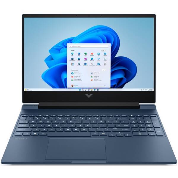 Notebook HP Victus 15-fa2611nc + Game Pass predplatné na 3 mesiace modrý

