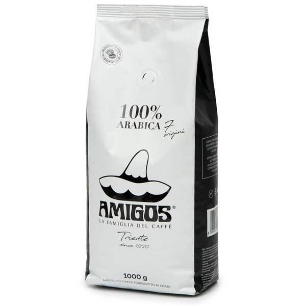 Káva zrnková Amigos Caffe 7 Origini 1 kg 

