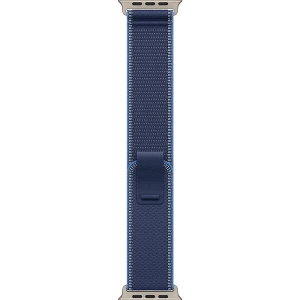 Remienok Apple 49mm modrý/jasne modrý trailový ťah – M/L – prírodný titán 

