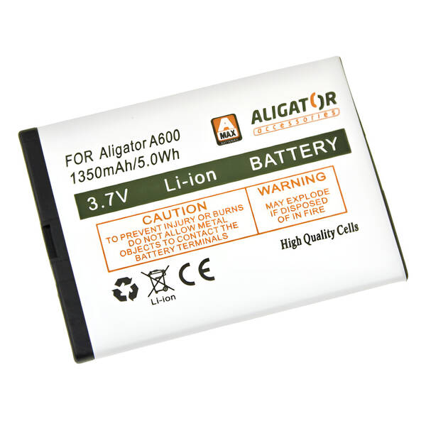 Batéria Aligator A430, A600, A610, A620, A670, A680, Li-Ion 1350 mAh 

