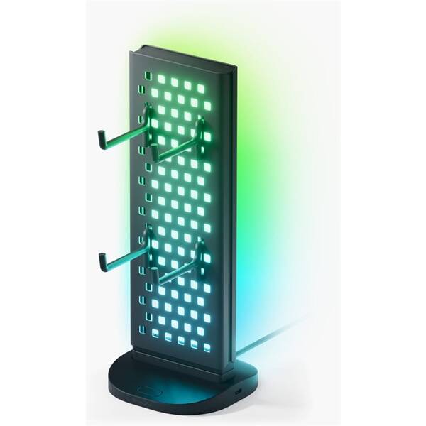 Stolná lampa Nanoleaf Pegboard Desk Dock čierna

