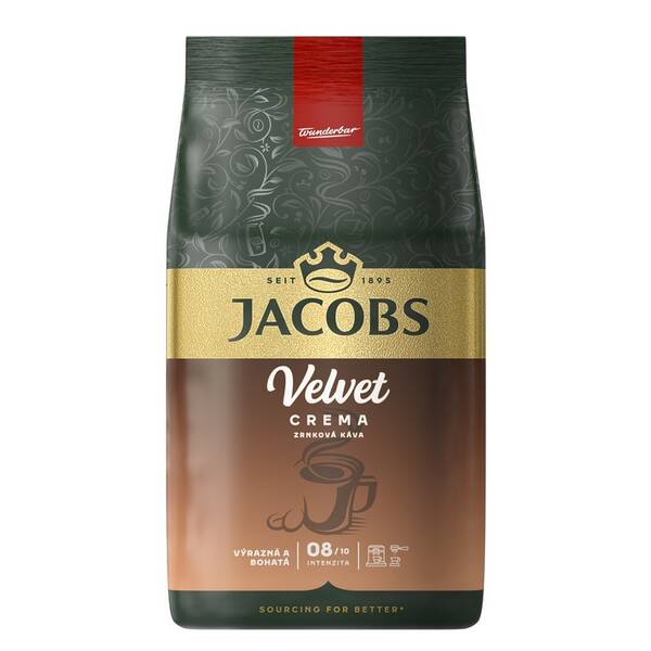 Káva zrnková Jacobs Velvet Crema 1 kg 

