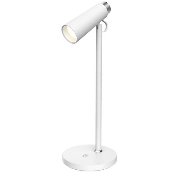 Stolná lampa IMMAX TIT, Qi nabíjanie biela

