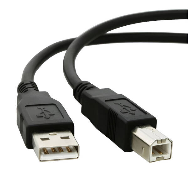 Kábel AQ USB B - USB 2.0 A M/M, 5 m 

