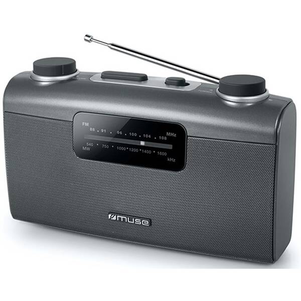 Rádioprijímač MUSE M-058R sivý

