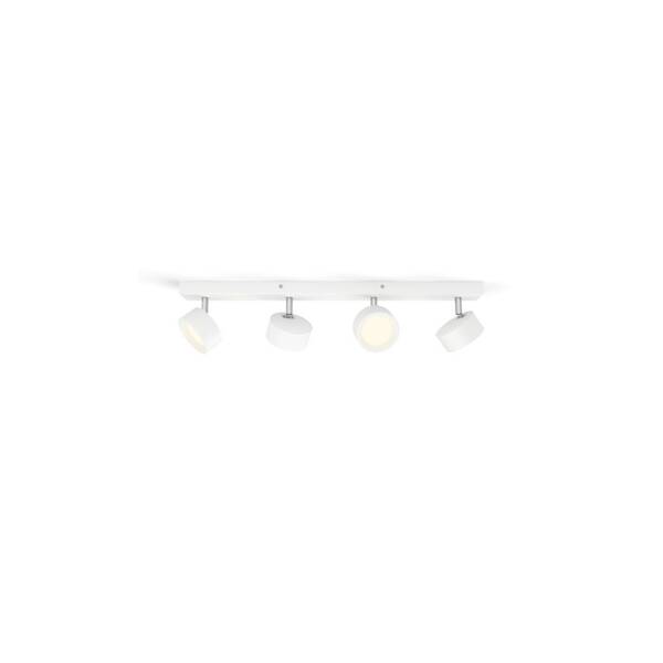 Bodové svietidlo Philips Bracia Spot WH 4x5.5W 27K HV biele

