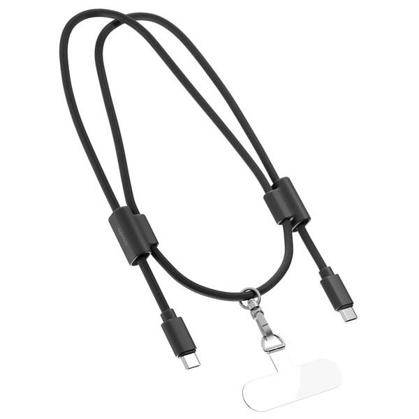 Kábel Epico s USB-C káblom čierny

