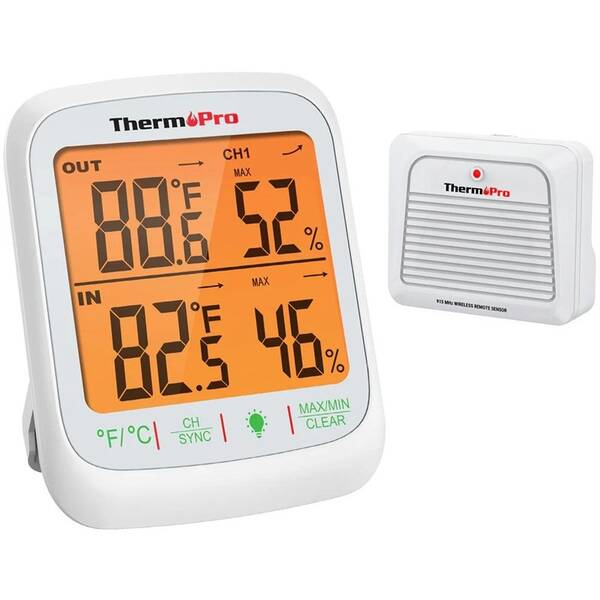 Teplomer ThermoPro TP-260 biely

