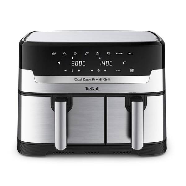 Fritéza teplovzdušná Tefal EY905D10 Dual Easy Fry & Grill 5,2 l + 3,1 l 

