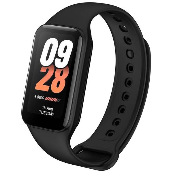 Remienok FIXED Silicone Strap na Xiaomi Smart Band 8 Active/9 Active čierny

