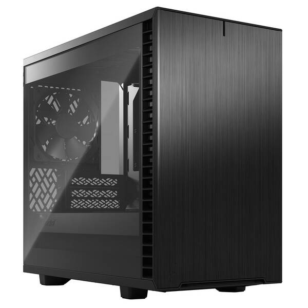 Case FRACTAL DESIGN Define 7 Nano Tempered Glass Light Tint čierna

