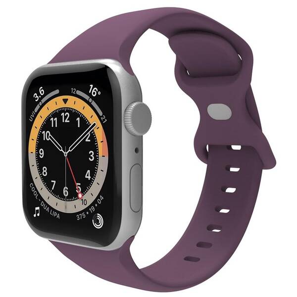 Remienok Celly silikonový na Apple Watch 38/40/41 mm fialový

