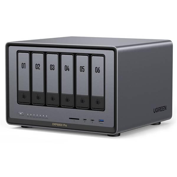 Sieťové úložisko UGREEN NASync DXP6800 Pro sivé

