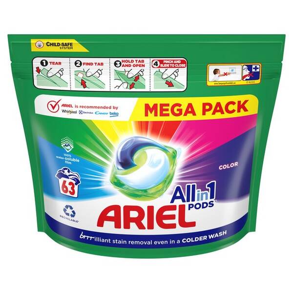 Kapsuly na pranie Ariel Color 63 ks 

