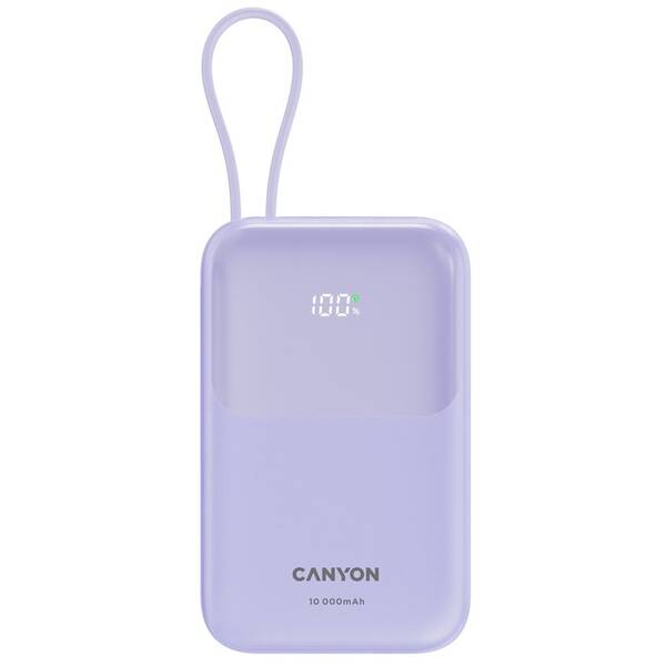 Powerbank Canyon OnPower 101 PD22,5W 10 000 mAh fialový

