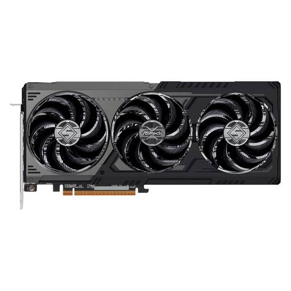 Grafická karta ASRock Radeon RX 9070 XT Steel Legend Dark 16G čierna

