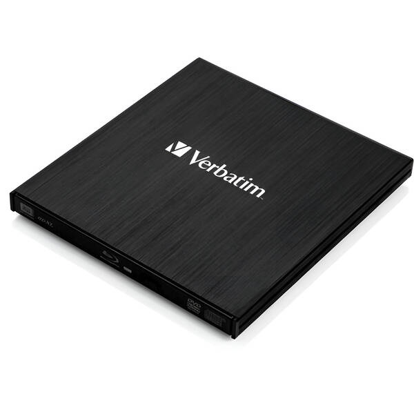 Externá Blu-ray napaľovačka Verbatim Slimline USB 3.2 čierna

