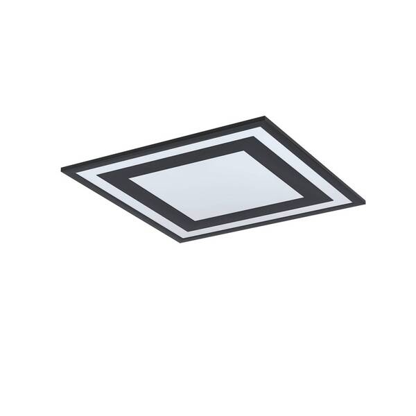 LED stropné svietidlo Eglo Savatarila čierne/biele

