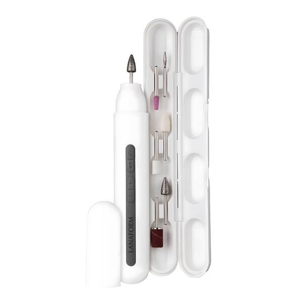 Sada na manikúru/pedikúru Lanaform Nail Pen biela

