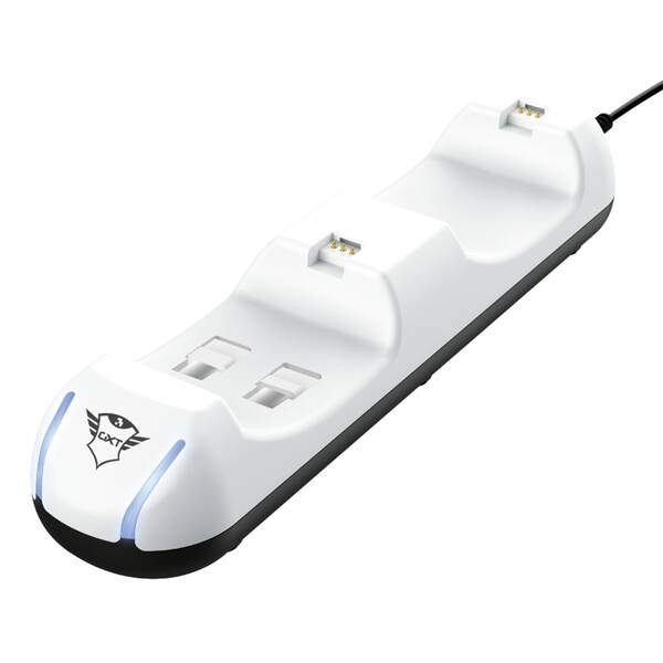 Dokovacia stanica Trust GXT 251 Duo Charging Dock pro PS5 biela

