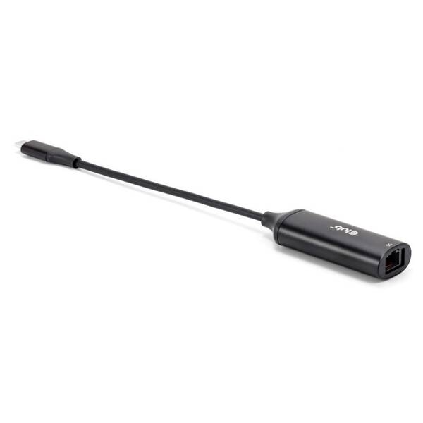 Adaptér Club3D USB-C / RJ45, 5Gb, M/F, 24cm čierna

