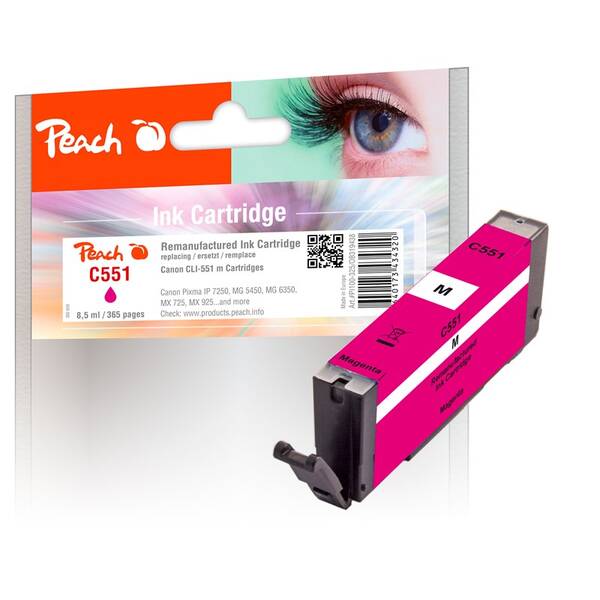 Cartridge Peach Canon CLI-551M, 365 strán 

