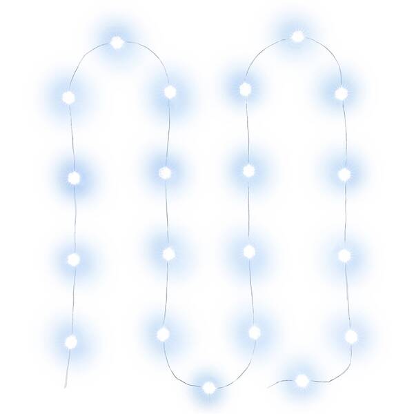 Vianočné osvetlenie RETLUX RXL 273, nano reťaz s vločkami, 20 LED, 2 m, studená biela 

