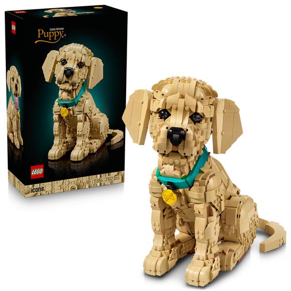 Stavebnica LEGO® Icons 11384 Štěně zlatého retrívra 

