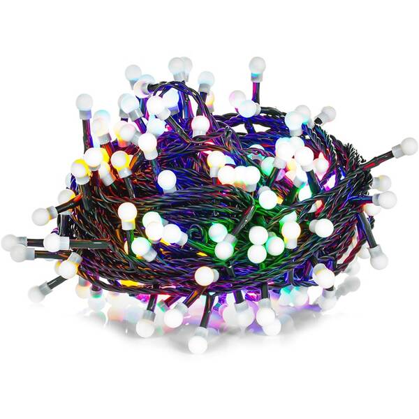 Vianočné osvetlenie RETLUX RXL 221, reťaz guličky, 100 LED, 10 m, multicolor 

