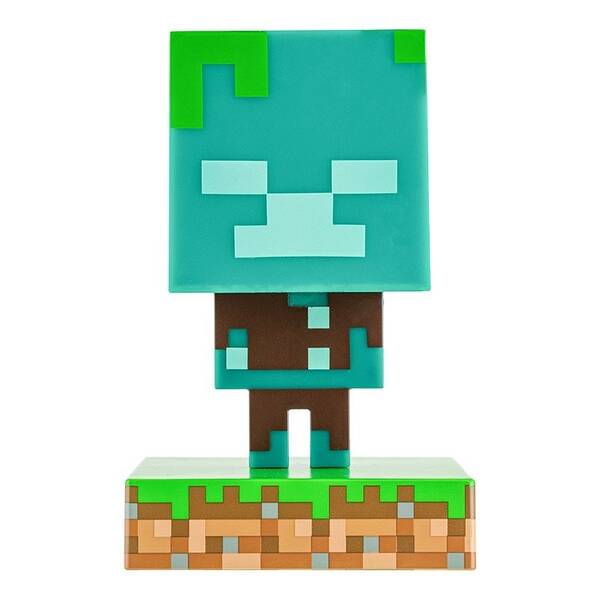Dekoratívne LED Paladone Icon Light Minecraft - Utopenec zelené

