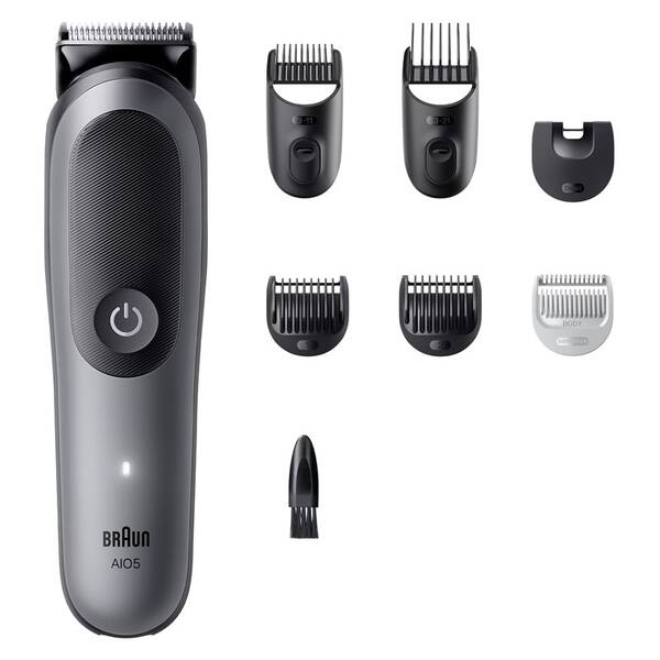 Zastrihávač multifunkčný Braun AIO5520 sivý

