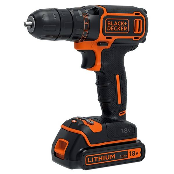 Vŕtací skrutkovač Black-Decker BDCDC18-QW (s batériou) 

