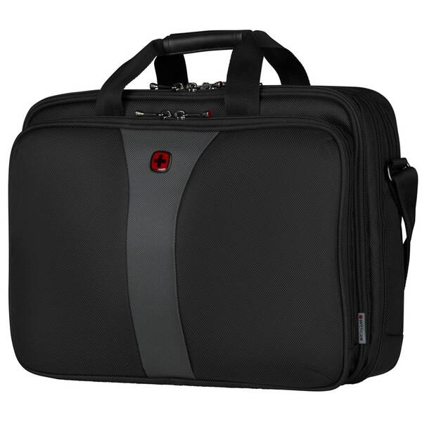 Brašna na notebook Wenger Legacy 17" čierna/sivá

