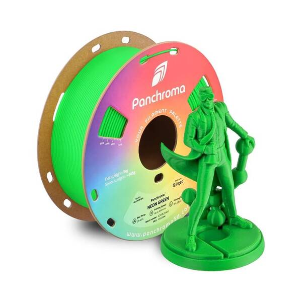 Tlačová struna (filament) Polymaker Panchroma PLA Neon zelený

