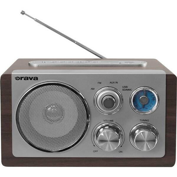 Rádioprijímač Orava RR-29 A drevený

