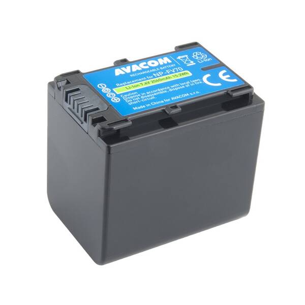 Batéria Avacom Sony NP-FV70 Li-Ion 7.4V 2060mAh 15.2Wh čierna


