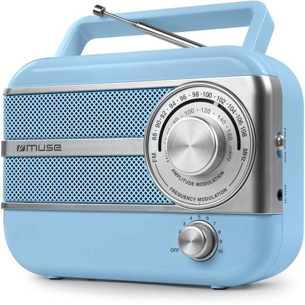 Rádioprijímač MUSE M-056 modrý

