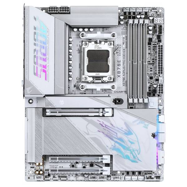 Základná doska GIGABYTE X870E AORUS PRO X3D ICE 

