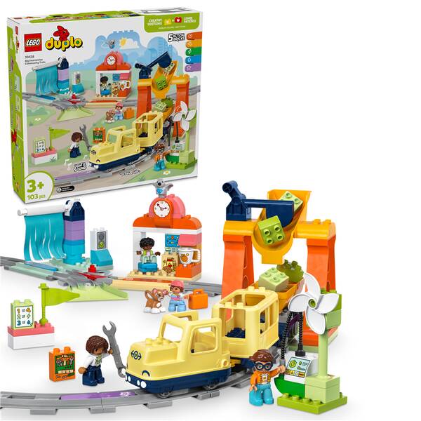 Stavebnica LEGO® DUPLO® 10428 Velký interaktivní komunitní vláček 

